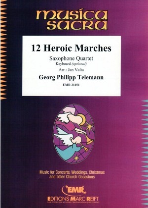 12 Heroic Marches (4 Saxophone)