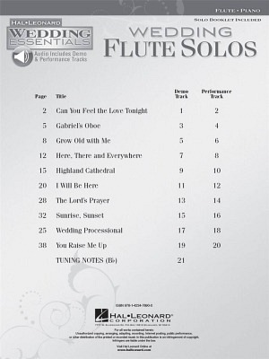 Wedding Flute Solos