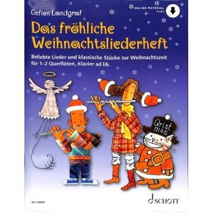 Das fröhliche Weihnachtsliederheft - 1-2 Flöten (inkl. Online Audio)