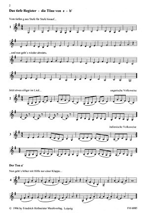 Etüden für Klarinette - Ganz leicht