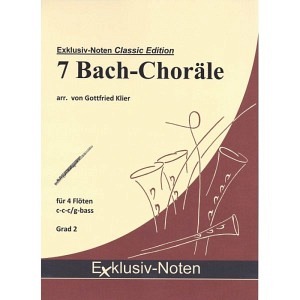 7 Bach Choräle - Flötenquartett