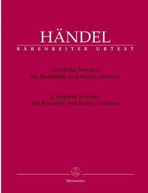 Sämtliche Sonaten für Blockflöte und Basso continuo