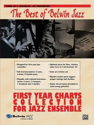First Year Charts Collection for Jazz Ensemble - Horn in F
