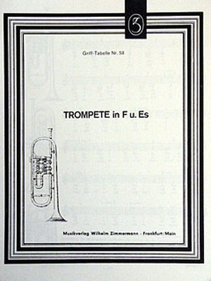 Grifftabelle für Trompete F/Es