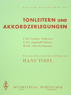 Tonleiter + Akkordzerlegungen - VERGRIFFEN