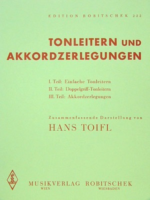 Tonleiter + Akkordzerlegungen - VERGRIFFEN