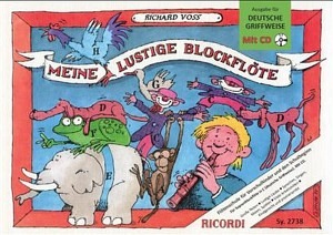 Meine lustige Blockflöte 1 - deutsche Griffweise (mit CD) - SY 2738