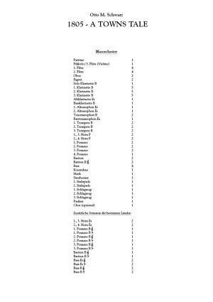 Symphonic Suite from 1805 - A Town's Tale