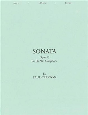 Sonata op. 19 for Alto Saxophone