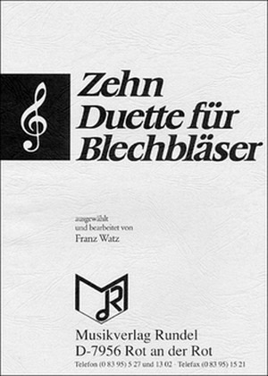 Zehn Duette für Blechbläser (Violinschlüssel)