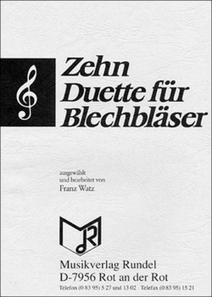 Zehn Duette für Blechbläser (Violinschlüssel)