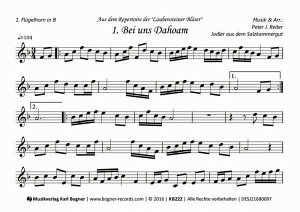 18 Bläserstücke aus dem Spielgut der Laubensteiner Bläser