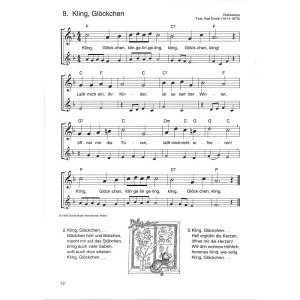 Die schönsten Weihnachtslieder - Sopranblockflöte (Online Audio)