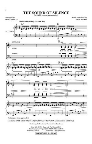 The Sound of Silence (5 Stück)