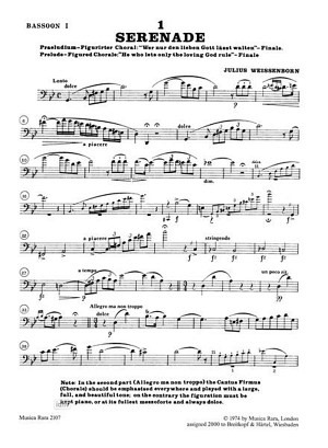 Six Trios for 3 Bassoons