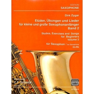 Etüden, Übungen und Lieder für kleine und große Saxophonanfänger - Band 2