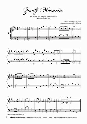 12 Menuette