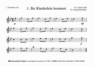 Bläserduos zur Weihnachtszeit