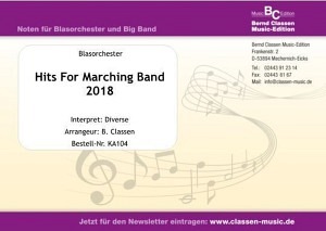 Hits for Marching Band 2018