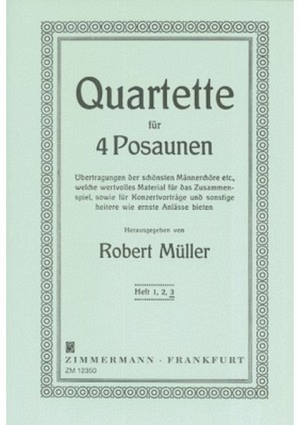 Quartette für 4 Posaunen, Heft 3
