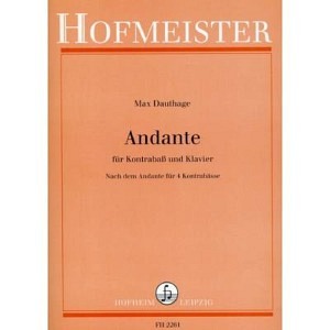 Andante für Kontrabass und Klavier