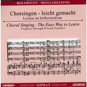 Chorsingen - leicht gemacht - Missa Solemnis - Sopran (CD)