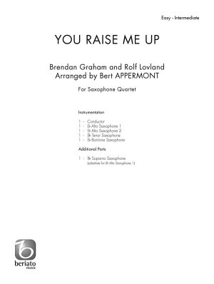 You Raise Me Up - Saxophonquartett