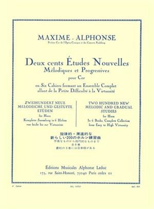 200 Études Nouvelles Mélodiques et Progressives, Volume 3