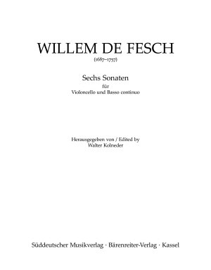 Sechs Sonaten für Violoncello und Basso continuo op. 13