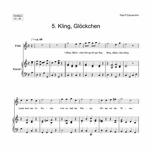 Weihnachtslieder für Flöte