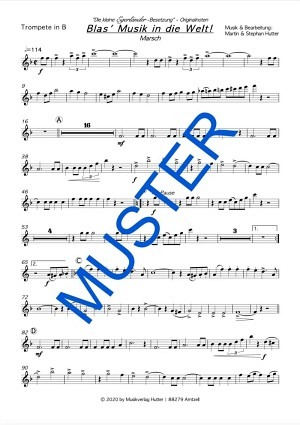 Blas' Musik in die Welt - Trompete