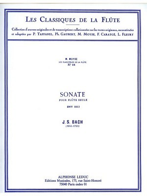 Sonata BWV1013 In A minor