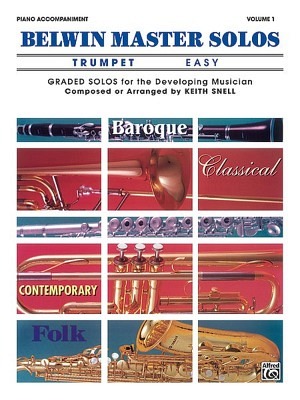 Belwin Master Solos - Volume 1 - Trumpet Easy - Klavierbegleitung