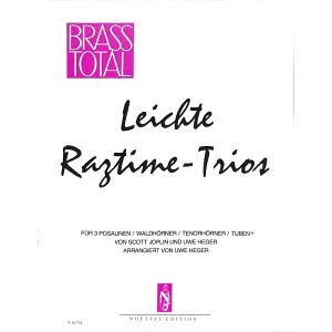 Leichte Ragtime-Trios - 3 Posaunen
