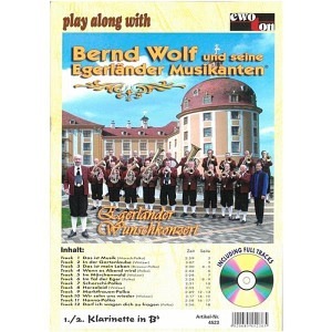 Egerländer Wunschkonzert - 1./2. Klarinette in B (inkl. CD)