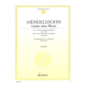Lieder ohne Worte g-moll + fis-moll op 19/6 + op 30/6