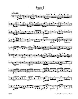 Sechs Suiten für Violoncello solo BWV 1007-1012