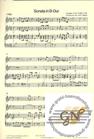 Sonata in B-Dur für Trompete und Orgel