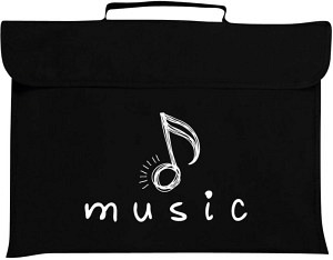 Notentasche Quaver (black)