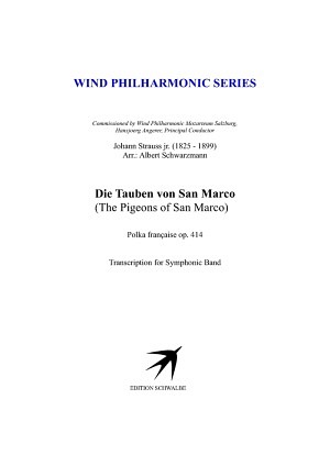 Die Tauben von San Marco (inkl. 3 Jury-Partituren)