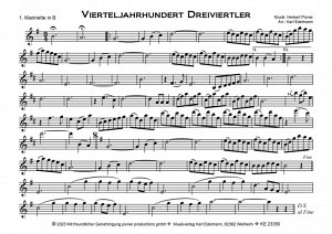 Vierteljahrhundert Dreiviertler