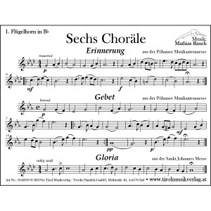 Sechs Choräle - (Blechbläserquintett)