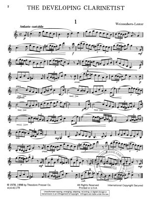 The Developing Clarinetist
