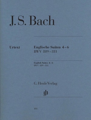 Englische Suiten 4-6, BWV 809-811