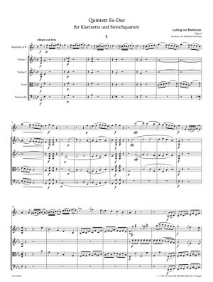 Quintett Es-Dur op. 4