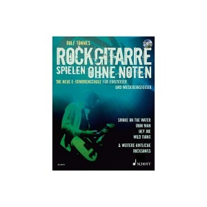 Rockgitarre spielen ohne Noten inkl. CD