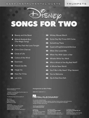 Disney Songs for Two