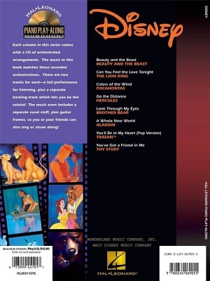 Disney - Piano Play-Along: Volume 5