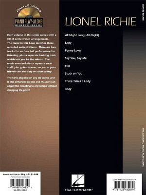 Lionel Richie - Piano Play-Along Volume 82