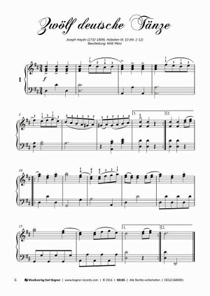 12 Deutsche Tänze